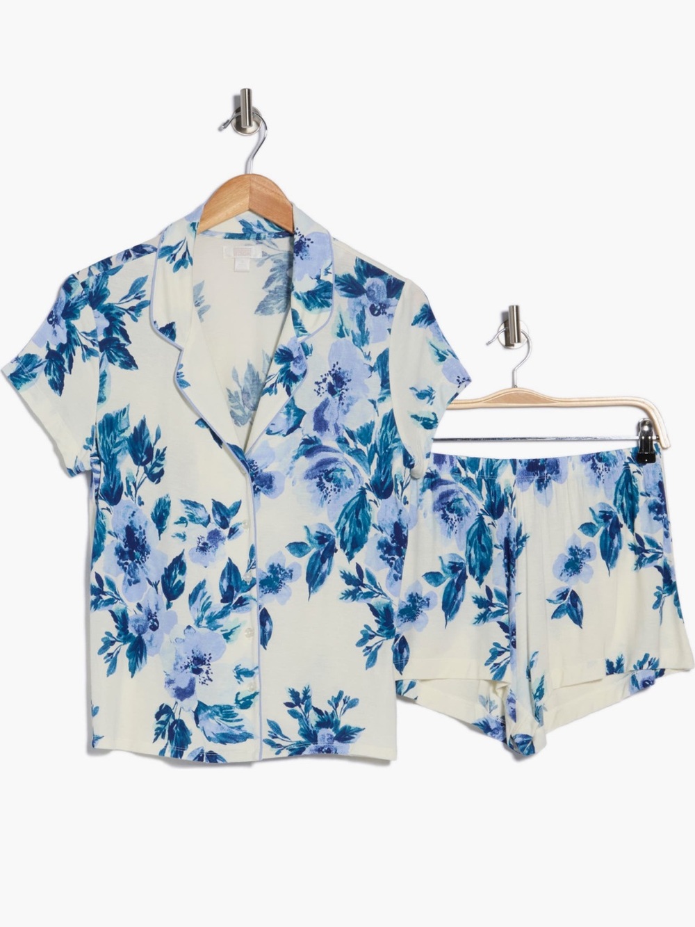 NWT Nordstrom Rack Tranquity Floral Short Sleeve Pajama Set